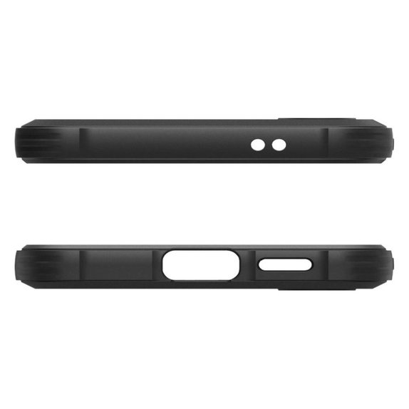 Spigen - Hülle Rugged Armor für Samsung Galaxy S24+, Matte Black