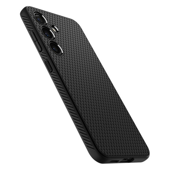 Spigen - Hülle Liquid Air für Samsung Galaxy S24+, Matte Black
