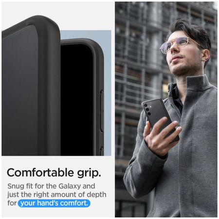 Spigen - Hülle Ultra Hybrid für Samsung Galaxy S24+, Matte Black