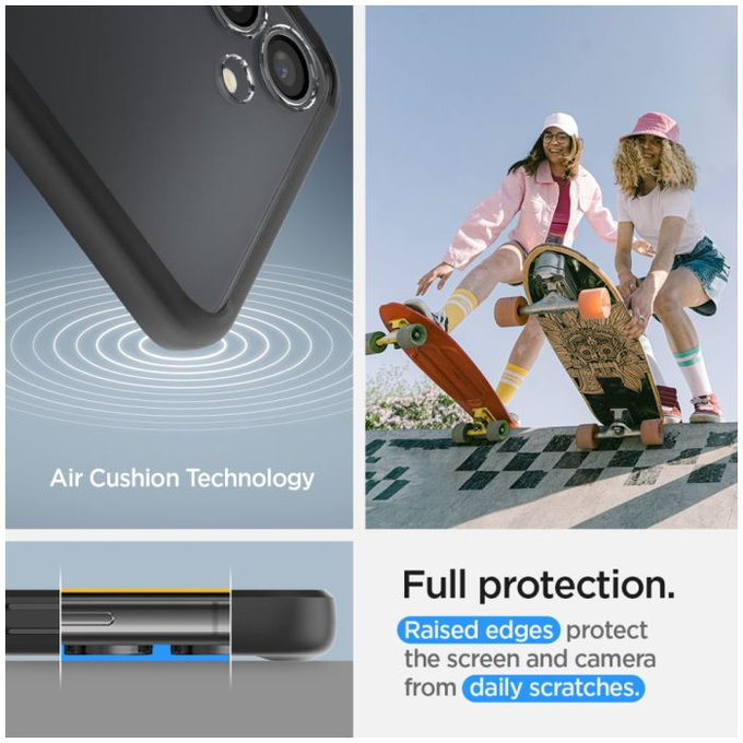 Spigen - Hülle Ultra Hybrid für Samsung Galaxy S24+, Matte Black