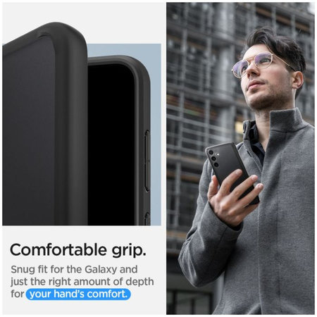 Spigen - Hülle Ultra Hybrid für Samsung Galaxy S24+, Frost Black