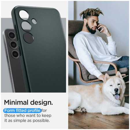 Spigen - Hülle Thin Fit für Samsung Galaxy S24, Abyss Green