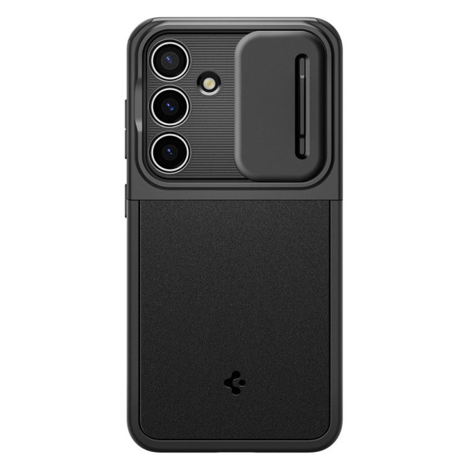 Spigen - Hülle Optik Armor für Samsung Galaxy S24, schwarz