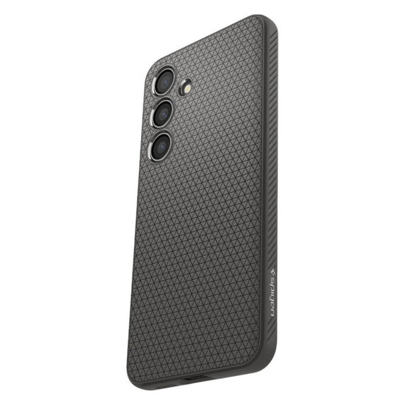 Spigen - Hülle Liquid Air für Samsung Galaxy S24, Granite Gray