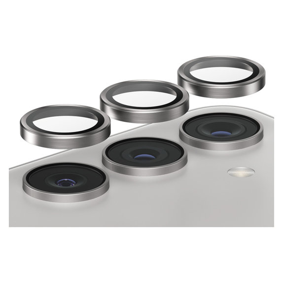 Kameraobjektivschutz Hoops für Samsung Galaxy S24/S23/S23+, Grau, PanzerGlass