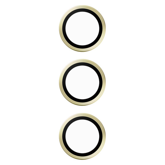 Kameraobjektivschutz Hoops für Samsung Galaxy S24/S23/S23+, Gelb, PanzerGlass