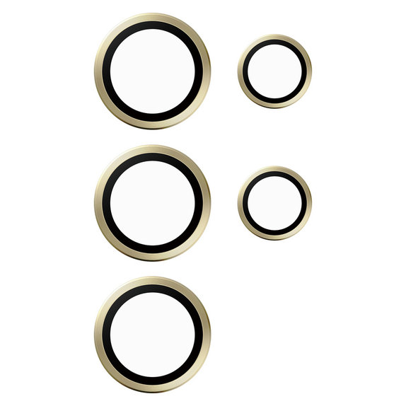 Kameraobjektivschutz Hoops für Samsung Galaxy S24 Ultra, Gelb, PanzerGlass