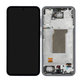 Samsung Galaxy A35 A356B - LCD Display + Touchscreen Front Glas + Rahmen (Awesome Navy) - GH82-34223A Genuine Service Pack