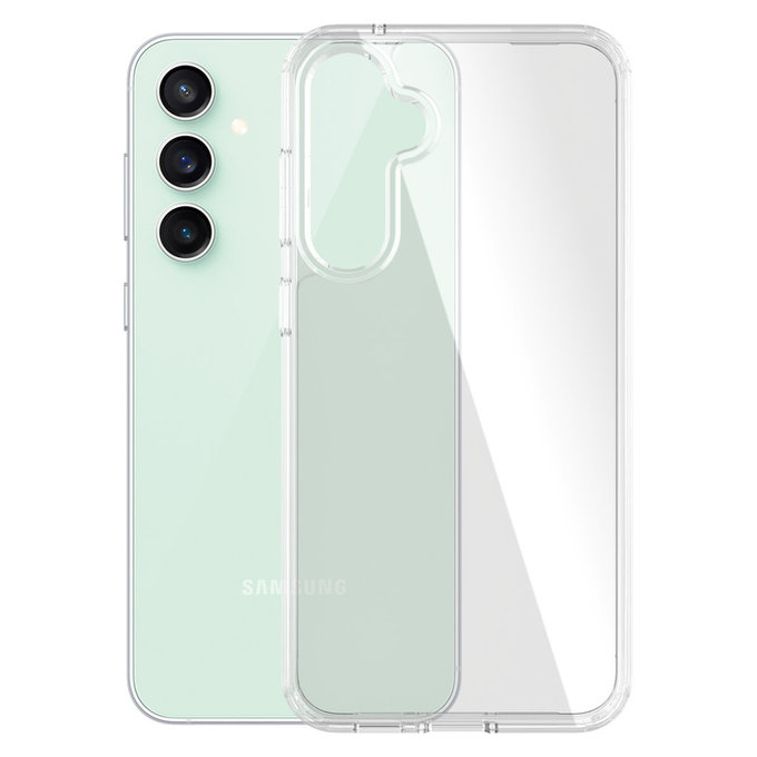 Hülle HardCase AB für Samsung Galaxy S23 FE, Transparent, PanzerGlass