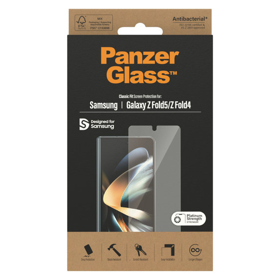 Panzerglas AB für Samsung Galaxy Z Fold5/Z Fold4, Klar, PanzerGlass
