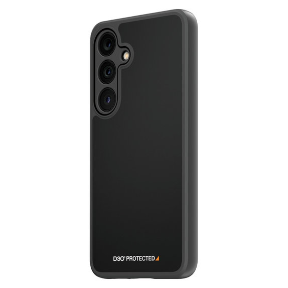 Hülle HardCase D3O für Samsung Galaxy S24, Schwarz, PanzerGlass
