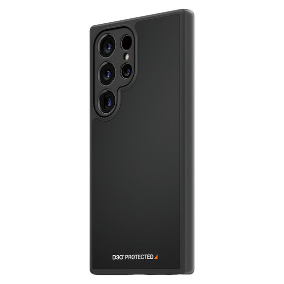 Hülle HardCase D3O für Samsung Galaxy S24 Ultra, Schwarz, PanzerGlass