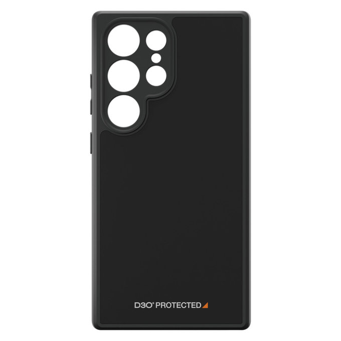 Hülle HardCase D3O für Samsung Galaxy S24 Ultra, Schwarz, PanzerGlass