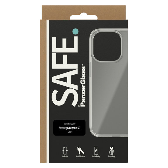 Hülle TPU für Samsung Galaxy A14/A14 5G, Transparent, SAFE by PanzerGlass