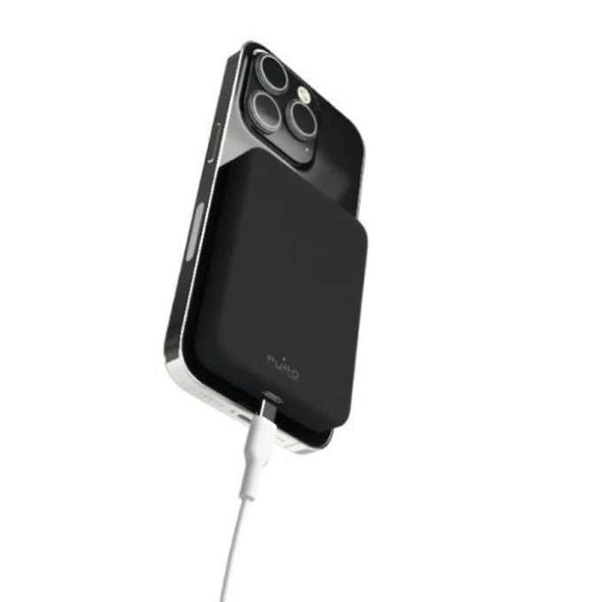 PURO - MagSafe PowerBank 4200 mAh 5W, USB-C, schwarz
