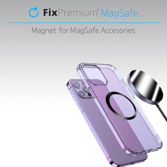 FixPremium - Magnet für MagSafe, silber