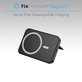 FixPremium - MagSafe PowerBank mit Ständer 5000mAh, weiss