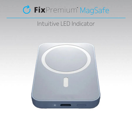 FixPremium - MagSafe PowerBank 5000mAh, blau