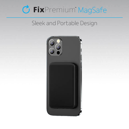 FixPremium - MagSafe PowerBank 10 000mAh, schwarz