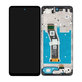 Motorola Moto G04 - LCD Display + Touchscreen Front Glas + Rahmen (Black) - 5D68C23890 Genuine Service Pack