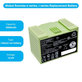 iRobot Roomba e-series, i-series - Akku Batterie ABL-D1, 4624864, ABL-D2 Li-Ion 14.4V 3000mAh