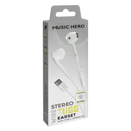 Music Hero - Kopfhörer TUBB, USB-C, weiss