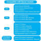 Dyson V11, V12, V15, V15s Detect Submarine - Slim Fluffy Hauptbürste (Soft Roller)