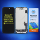 Display Soft OLED für iPhone 15, Touchscreen-Glas mit Rahmen, FixPremium