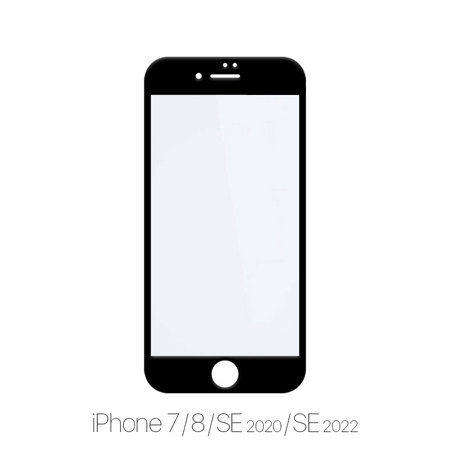 FixPremium FullCover Glass - Gehärtetes Glas für iPhone 7, 8, SE 2020 und SE 2022 (10 Pack)