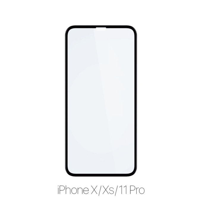 FixPremium FullCover Glass - Gehärtetes Glas für iPhone X, XS und 11 Pro (10 Pack)