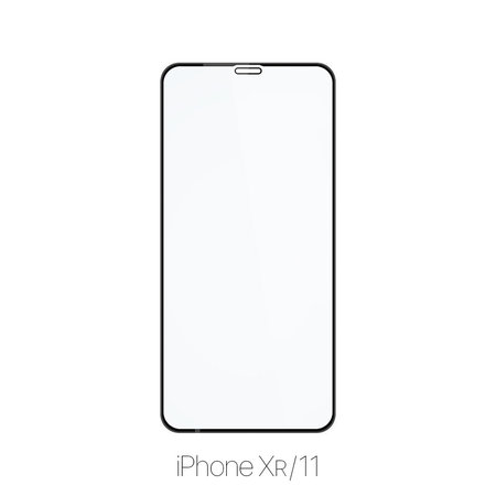 FixPremium FullCover Glass - Gehärtetes Glas für iPhone XR und 11 (10 Pack)