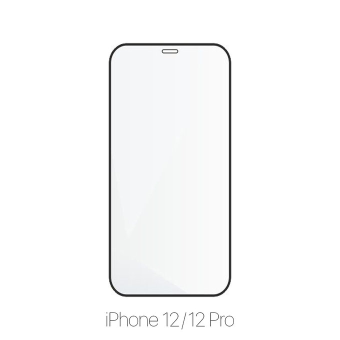 FixPremium FullCover Glass - Gehärtetes Glas für iPhone 12 und 12 Pro (10 Pack)