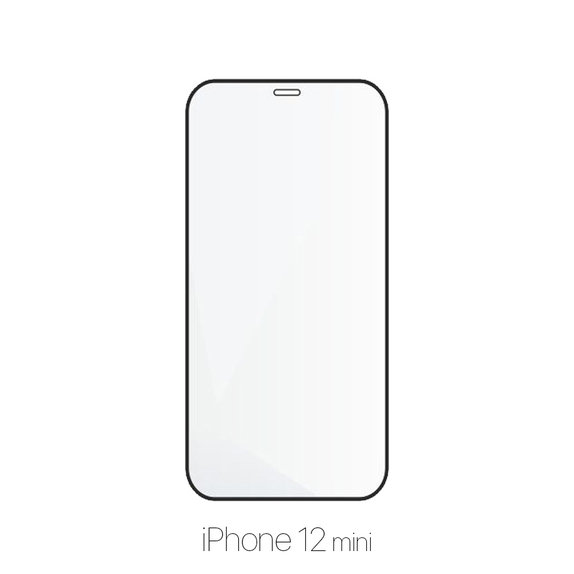 FixPremium FullCover Glass - Gehärtetes Glas für iPhone 12 mini (10 Pack)