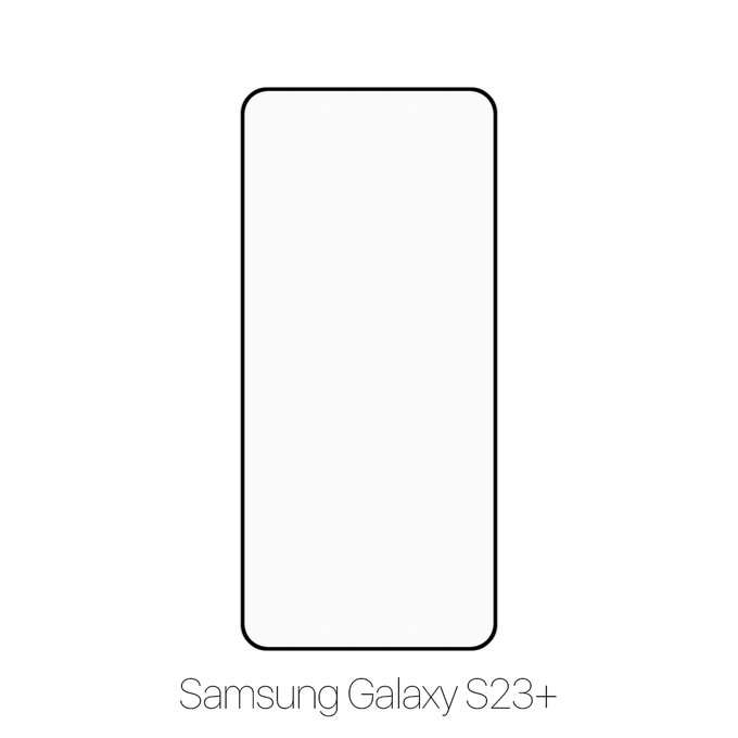 FixPremium FullCover Glass - Gehärtetes Glas für Samsung Galaxy S23+ (10 Pack)