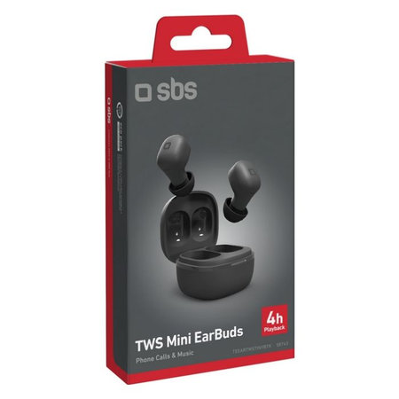 SBS - Kabellos Kopfhörer TWS Mini, schwarz