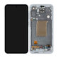 Samsung Galaxy A55 A556B - LCD Display + Touchscreen Front Glas + Rahmen (Awesome Iceblue) - GH82-34305B Genuine Service Pack