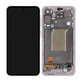 Samsung Galaxy A55 A556B - LCD Display + Touchscreen Front Glas + Rahmen (Awesome Lilac) - GH82-34305C Genuine Service Pack