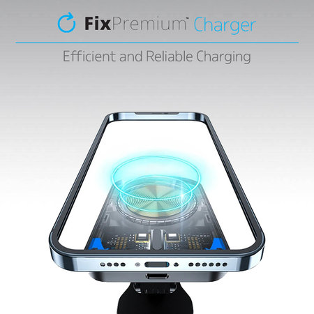 FixPremium - Autoladegerät mit MagSafe V2, schwarz