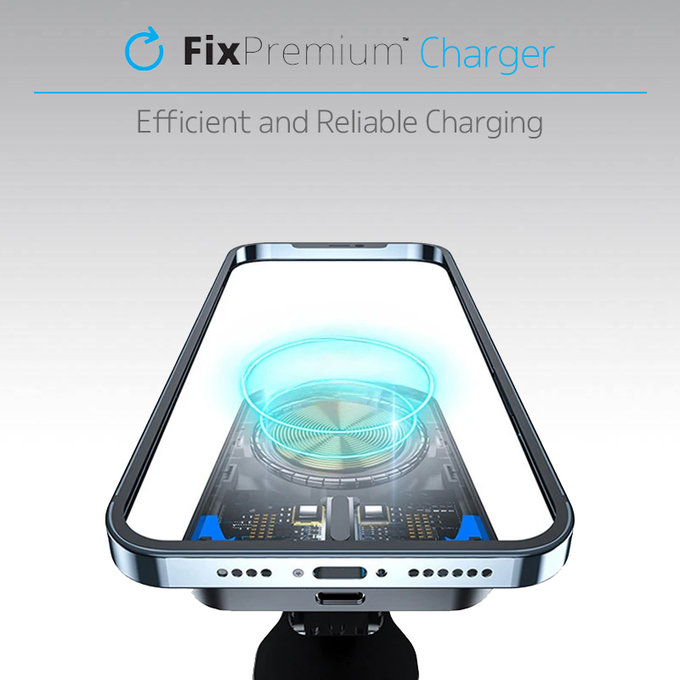 FixPremium - Autoladegerät mit MagSafe V2, schwarz