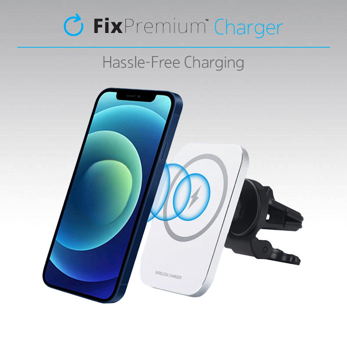 FixPremium - Autoladegerät mit MagSafe V2, schwarz