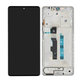 Xiaomi Redmi Note 13 5G 2312DRAABC - LCD Display + Touchscreen Front Glas + Rahmen (Arctic White) - 5600040N1700 Genuine Service Pack