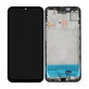 Samsung Galaxy M15 M156B - LCD Display + Touchscreen Front Glas + Rahmen (Grey) - GH82-34683A Genuine Service Pack