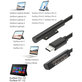 BY-006S - Multifunktionales Stromversorgungskabel für Microsoft Surface Book, Go, Laptop, Pro, RT