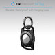 FixPremium - AirTag Halsband für Hunde und Katzen, schwarz