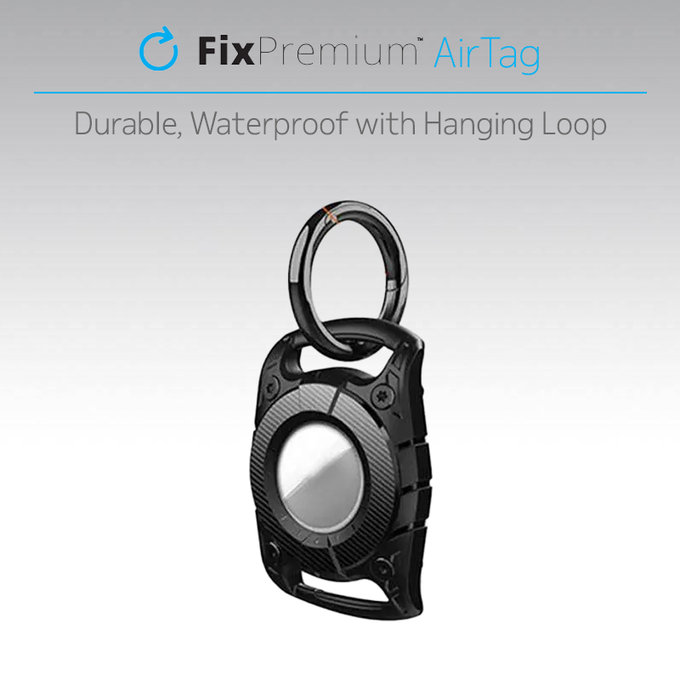 FixPremium - AirTag Halsband für Hunde und Katzen, blau