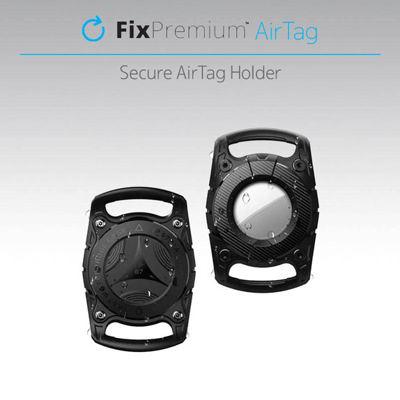 FixPremium - AirTag Halsband für Hunde und Katzen, blau