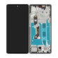 Motorola Moto G85 5G - LCD Display + Touchscreen Front Glas + Rahmen (Urban Grey) - 5D68C24854 Genuine Service Pack