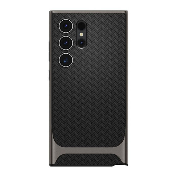 Spigen - Hülle Neo Hybrid für Samsung Galaxy S24 Ultra, Gunmetal