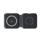 FixPremium - MagSafe Duo für iPhone und Apple Watch, schwarz