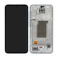 Samsung Galaxy A35 A356B - LCD Display + Touchscreen Front Glas + Rahmen (Awesome Iceblue) TFT